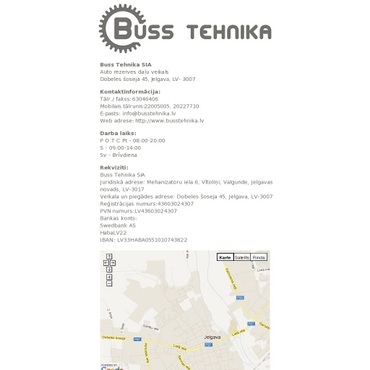 Buss Tehnika, SIA